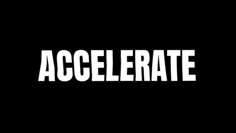 ACCELERATE Stock Footage 333024668