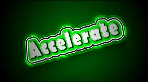Accelerate Label Stock Footage 1113009