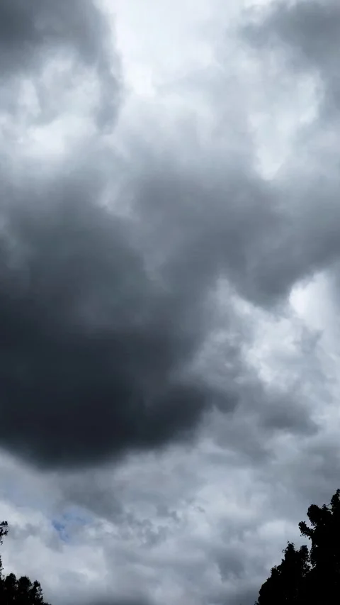 Accelerated Cloud Movement Over Open Sky Nature Timelapse Background Stock Footage 337815792