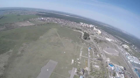 Accelerated free fall (AFF course) lessons in drop zone Chayka, Kyiv region. Video stock 58318234