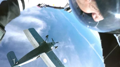Accelerated free fall (AFF course) lessons in drop zone Chayka, Kyiv region. Video stock 58319211