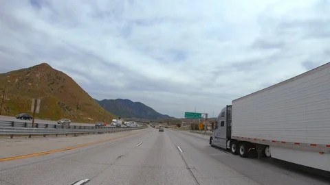 Accelerated image on the highway Vídeo Stock 111788139