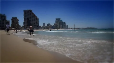 Accelerated motion of sea waves Stock-Footage 39998365