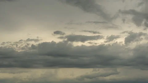 Accelerated movement of clouds in the sky. Timelapse. Видео 160110617