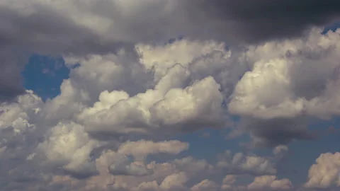 Accelerated movement of clouds in the sky. Timelapse. 库存影片 160781328