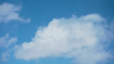 Accelerated sky survey with clouds Stock Footage 175673218