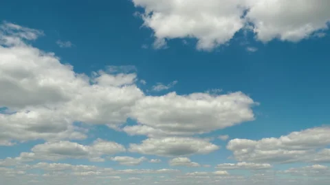 Accelerated, time-lapse cloud movement. Stock Footage 146663306