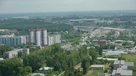 Accelerated traffic in the city Stock Footage 81544972