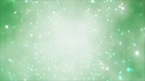 Accelerated travel through glowing mint and white particle vortex, ethereal d Stock Footage 321837509
