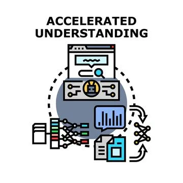 Accelerated understanding of data analysis and processing 库存插图