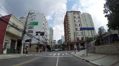 Accelerated Video in the Campo Belo District a in Sao Paulo, Brazil Stock Footage 43061845