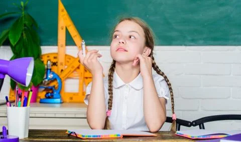 Accelerating into future. Hometask concept. Back to school on first of september Stock Photos