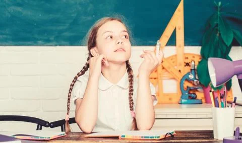 Accelerating into future. Hometask concept. Back to school on first of september Stock Photos
