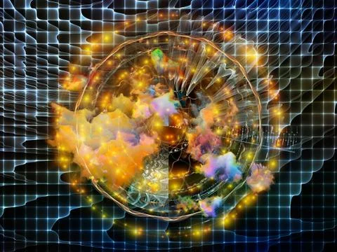 Acceleration of Abstract Visualization Stock Illustration