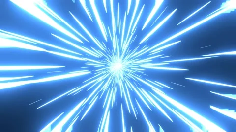 Acceleration background. Supersonic flight at the speed of light. Anime Speed Stock Footage 194053207