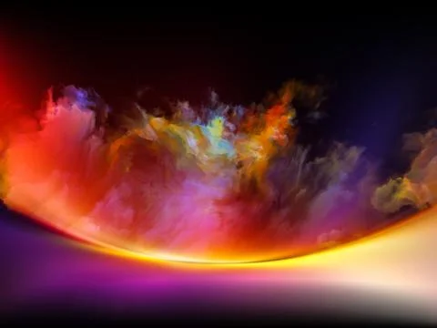 Acceleration of Colors Stock-Illustration