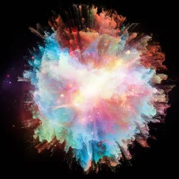 Acceleration of Colors Stock Illustration