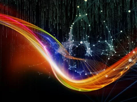 Acceleration of Computing Ilustração Stock