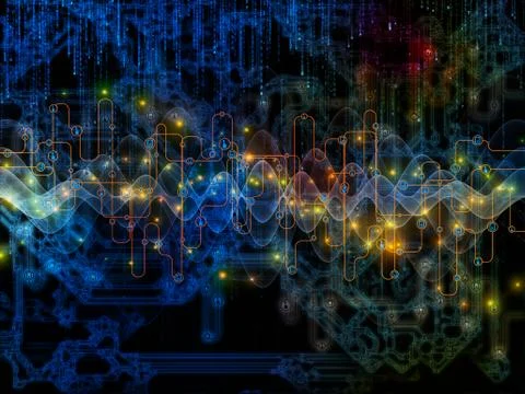Acceleration of Data Transfers Free Stock Illustration