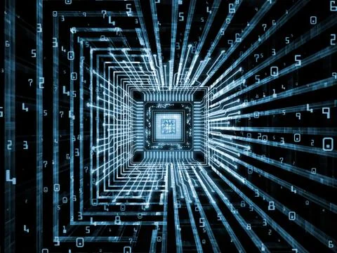 Acceleration of Digital Processor イラスト素材