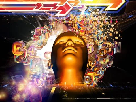 Acceleration of Digital Science Stock-Illustration