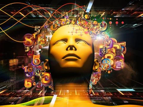 Acceleration of Digital Science Stock-Illustration