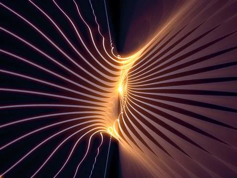 Acceleration of Grid Lines 库存插图