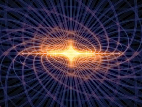 Acceleration of Grid Lines Illustrazione stock