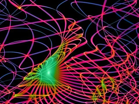 Acceleration of Grid Lines Illustrazione stock