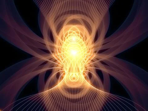 Acceleration of Grid Lines Stock Illustration