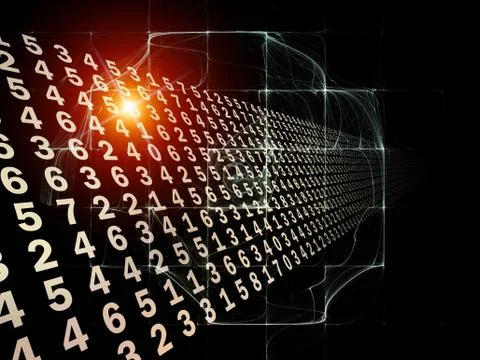 Acceleration of Information Stream Stockillustratie