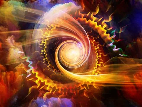 Acceleration of Inside Motion 스톡 일러스트