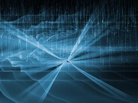 Acceleration of Light Waves 스톡 일러스트
