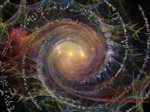 Acceleration of Math Vortex 스톡 일러스트