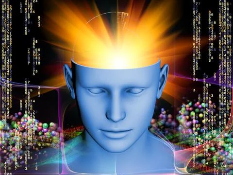 Acceleration of the Mind Stock Illustration