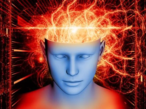 Acceleration of the Mind Stock Illustration