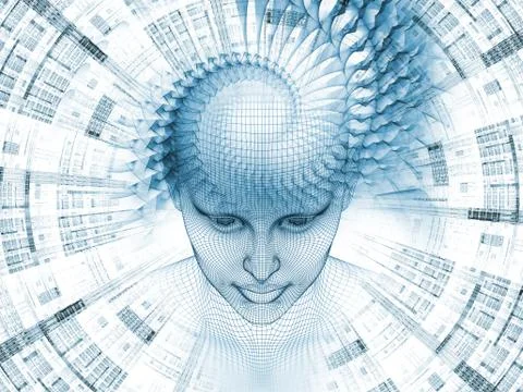 Acceleration of the Mind Stock Illustration