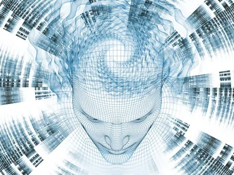 Acceleration of the Mind Stock Illustration