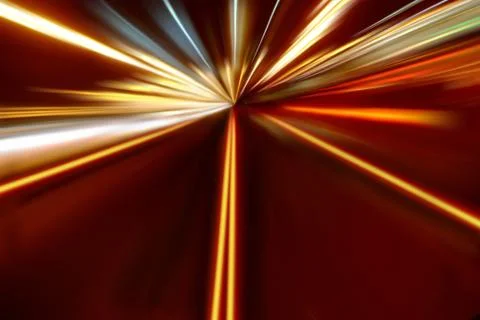 Acceleration of the motion on the night road Stock Illustration