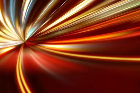 Acceleration of the motion on the night road Stock Illustration