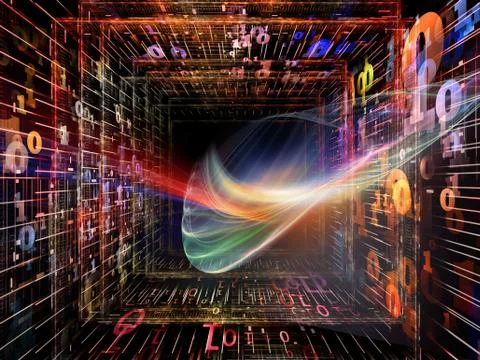 Acceleration of Numbers 스톡 일러스트