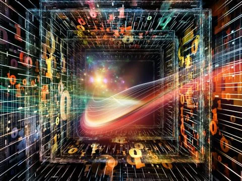 Acceleration of Numbers 스톡 일러스트