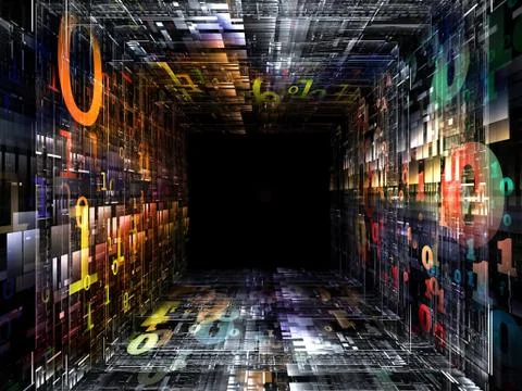 Acceleration of Numbers 스톡 일러스트