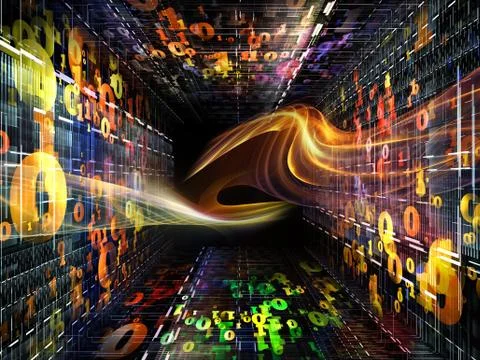 Acceleration of Numbers 스톡 일러스트