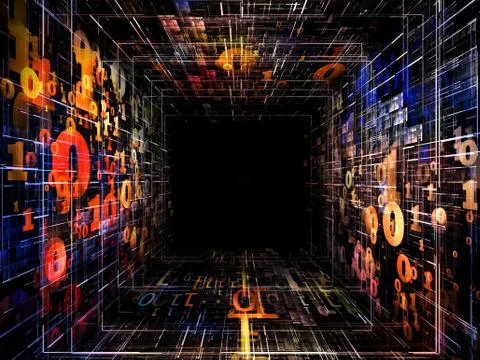 Acceleration of Numbers 스톡 일러스트