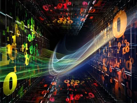 Acceleration of Numbers Stockillustratie