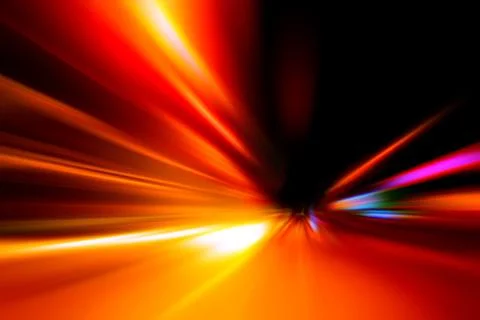 Acceleration speed motion on night road Stock Illustration