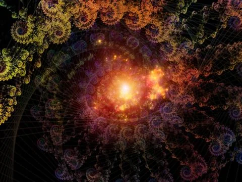 Acceleration of Spiral Stockillustratie