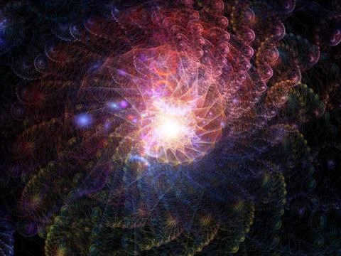 Acceleration of Spiral Illustrazione stock