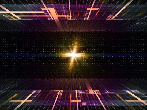 Acceleration of Technology Stock Illustration